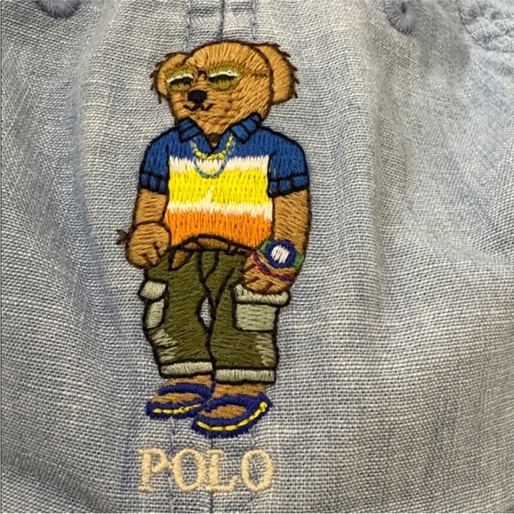 NWT Polo Ralph Lauren MEN'S HAT POLO BEAR Chambray
Ball Cap - Picture 2 of 4